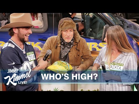 Jimmy Kimmel Guesses “Who’s High?” with Surprise Guest Jon Stewart