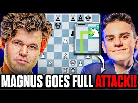 Magnus Carlsen HAS NO LIMITS! Plays LUDICROUS Knight Sac Leaving Chess World HORRIFIED!