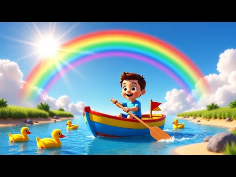 Row Row Row Your Boat π€π | Cute 3D Nursery Rhymes for Kids | Laila Fun