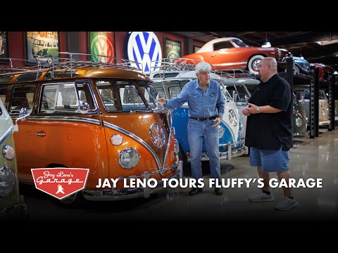 Jay Leno tours Gabriel "Fluffy" Iglesias' Garage