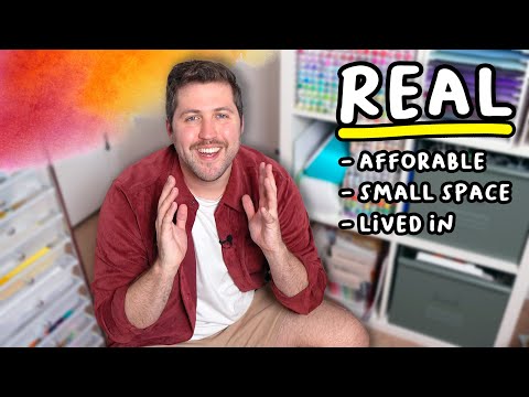 A REALISTIC Craft Room Tour (Perfectly Imperfect)