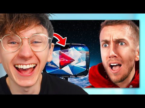 Reacting to Miniminter Reacting to Me Sending MrBeast's Playbutton into Space