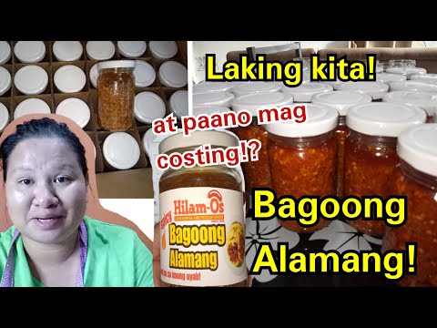 Bagoong alamang business recipe+costing step by step| OURFAMILYBUDGET