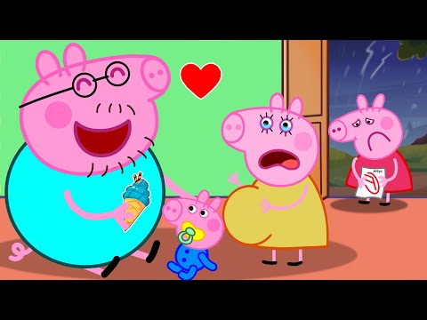 Poor Peppa...😢😢 George Took All the Love from Their Parents! 😢💔 | Peppa Pig  Animation