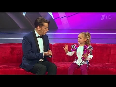 The smartest 5-year girl from Malta on Russian TV show Little big shots