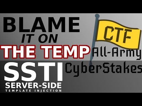 All-Army Cyberstakes - Server-Side Template Injection