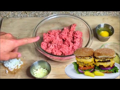 Así preparo la carne para HAMBURGUESAS CASERAS.