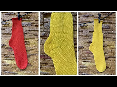 Socks with a very beautiful heel