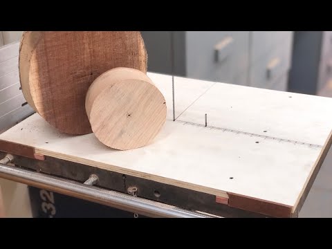 Homemade Circle Cutting Jig for the Bandsaw!