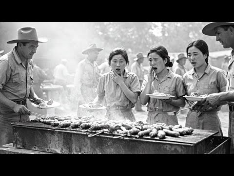 Japanese Female POWs Shocked When Cowboys Invited Them for BBQ
