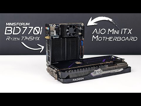 This All-New Mini ITX Has A Powerful Built In AMD Zen 4 CPU! BD770i Hands On