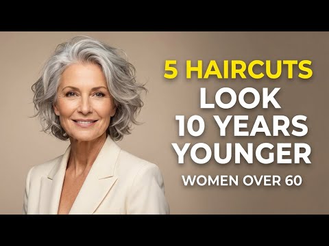 5 Haircuts That Will Make You Look 10 Years YOUNGER - Perfect For Women Over 60