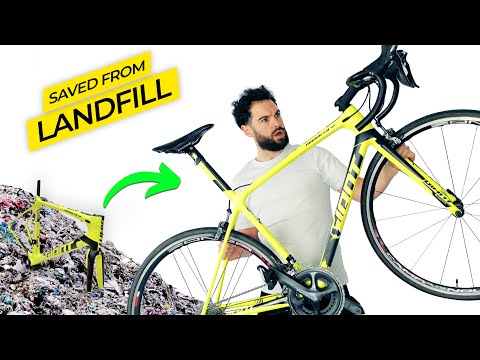 Rebuilding Wrecked Giant TCR Saved From Landfill! (Full Build Start to Finish)