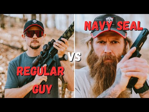 Pistol & Rifle Competition | Navy SEAL Vs. Regular Guy Part 1