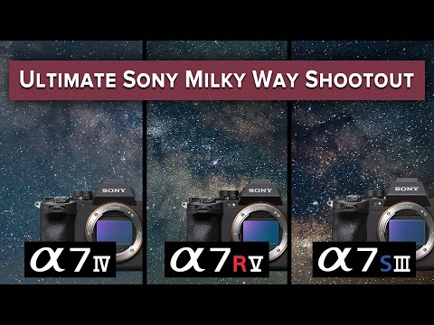 Sony a7R V vs a7S III vs a7 IV - Astrophotography Test and Comparison