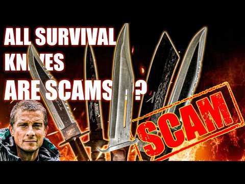 All Survival Knives are SCAMS! And here's WHY!
