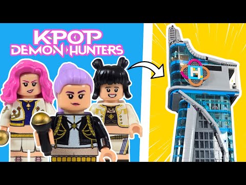I Built Huntrix Tower from K-Pop Demon Hunters in LEGO