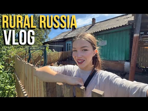 Daily Life in a SIBERIAN VILLAGE: Soviet Antique Finds, Garden Updates & About Banks..