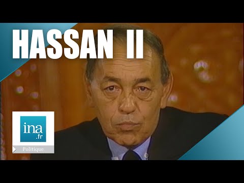 Hassan II du  Maroc invité de "L'Heure de Vérité" | INA Politique