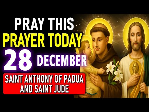 PRAYER TO SAINT ANTHONY AND SAINT JUDE – LISTEN ONLY ONCE AND RECEIVE A MIRACLE IN YOUR LIFE