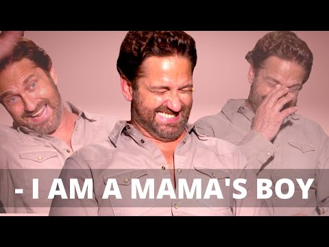 Gerard Butler Gets Embarrassed