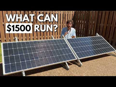 Simple $1,500 Solar Generator Setup!