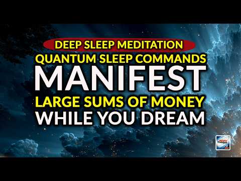 Deep Sleep Meditation - Quantum Sleep Commands: Manifest Large Sums Of Money While You Dream