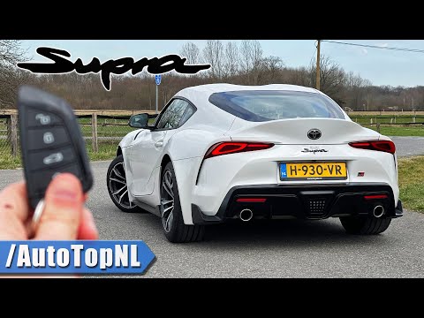 Toyota Supra A90 2.0T REVIEW on AUTOBAHN [NO SPEED LIMIT] by AutoTopNL