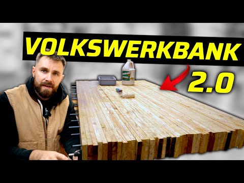 ALLES AUF ANFANG EP. 1: MASSIVE WERKBANK bauen OHNE teure Maschinen!