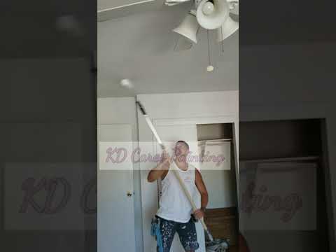 How to roll Ceilings no roller marks or streaks.