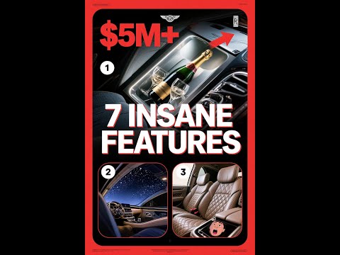 7 Insane Features in $5M+ Luxury Cars You've Never Seen