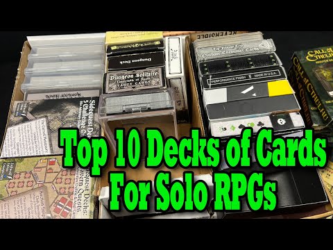 Sometimes You Need a Deck of Cards - Top 10 Card Decks for Solo RPGs
