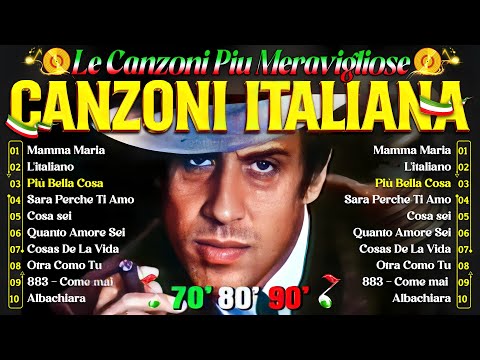 Le Più Belle Canzoni Italiane Di Sempre ️🎶Playlist Di Musica Romantica Italiana Anni 70 80 90