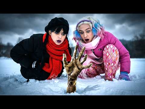 Wednesday❄️ VS Enid🔥 | Funny Winter Moments & Cool Survival Hacks!