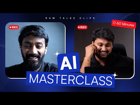 🔥1st ATTEMPT on Raw Talks - FREE MASTER CLASS ON AI | #rawtalksclips #telugupodcasts