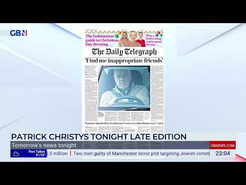 Patrick Christys Tonight | Tuesday 23rd December