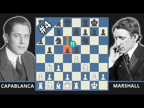 Capablanca Explains Refuting The 1st Marshall Gambit - Best of the 1910s