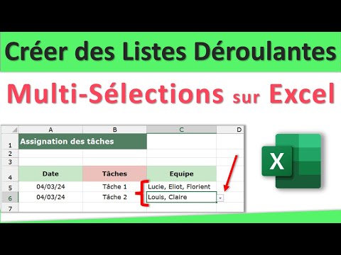 Excel : Créer des Listes Déroulantes Multi-Sélections