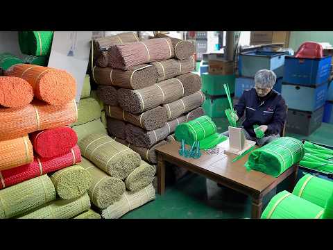 Process of Mass Producing Plastic Outdoor Broom. Korea's Satisfactory Extrusion Process