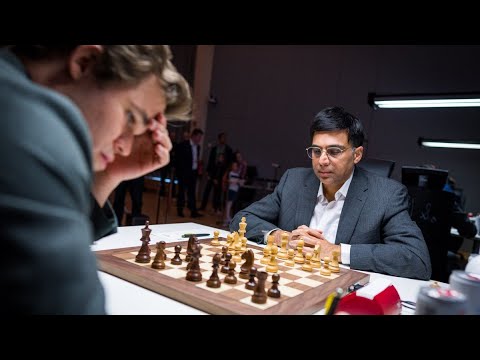 The Goat Magnus Vs The legend Viswanathan Anand || Grenke Clasic Chess