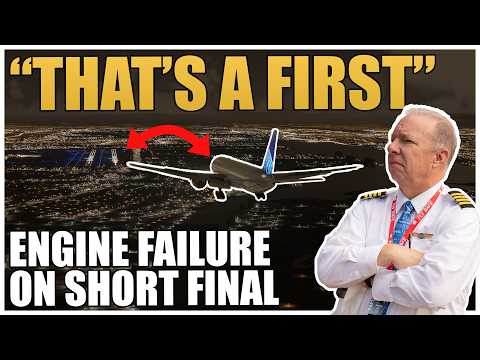 United 757 Engine Fire on Final Approach | Captain Steeeve Reacts