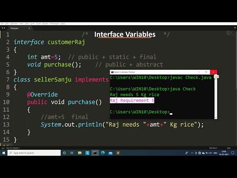 Why interface variables are public static and final in Java | Learn Coding