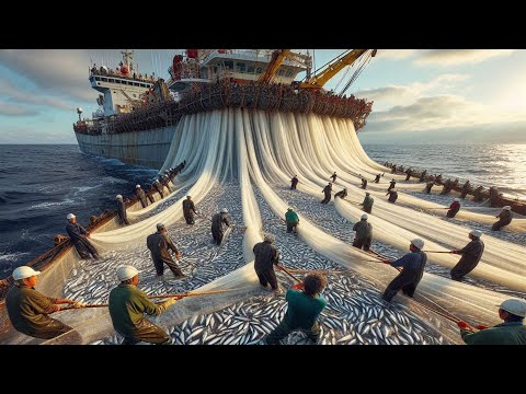 13-Day Journey to Catch and Process Nearly 1,000 Tons of Fish in the Icy Waters of the Bering Sea