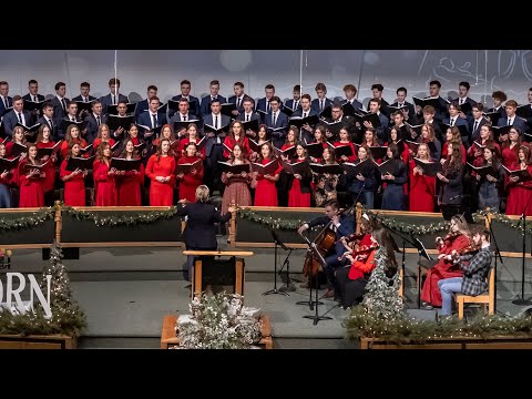 Пение «В хлеву родился» - Молодёжный Хор