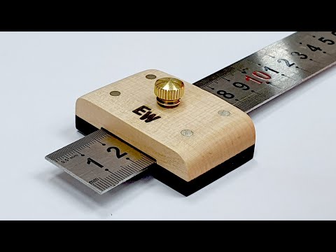 [DIY] Woodworking essential jig/ Ruler Marking Gauge~~