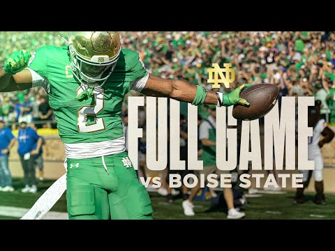 FULL GAME | No. 21 Notre Dame Football vs Boise State (2025)