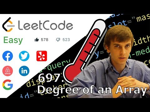 LeetCode 697. Degree of an Array (Algorithm Explained)
