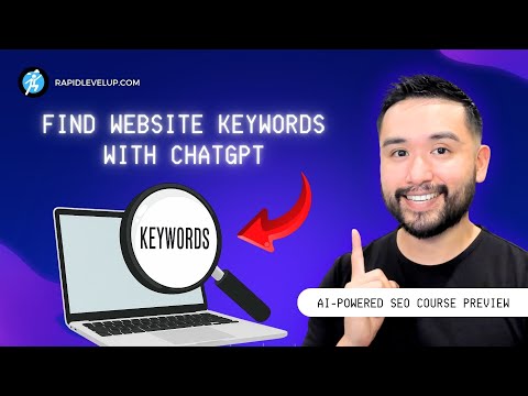 FREE AI SEO Course Lesson: How to Find Keywords for Your Website