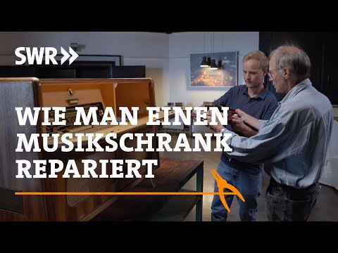 Wie man einen Musikschrank samt altem Plattenspieler repariert | SWR Handwerkskunst