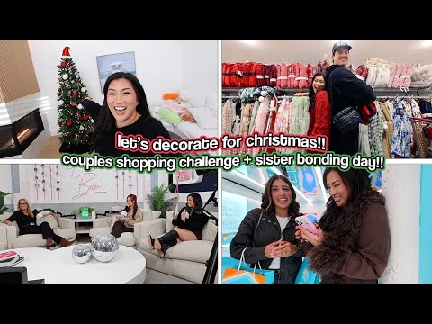 LET'S DECORATE FOR CHRISTMAS!! Sister Bonding Day!!